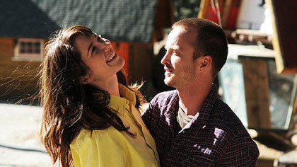 Mary Elizabeth Winstead and Aaron Paul in "Smashed."