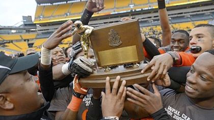 In what has become an annual "rite of November," the Clairton Bears once again hoist the WPIAL Class A championship trophy at Heinz Field.