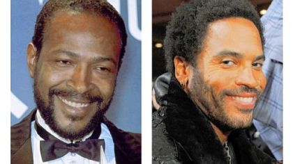 Marvin Gaye, left, will be portrayed by Lenny Kravitz in a biopic that will be shot next year.