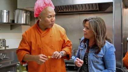 Hines Ward is mentored by Rachael Ray in season 2 of the reality show "Rachel vs. Guy: Celebrity Cook-Off," premiering Jan. 9 on the Food Network.