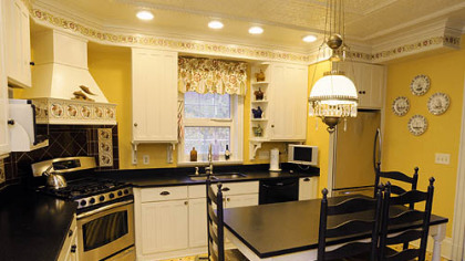 The kitchen at 1208 Haslage Ave.