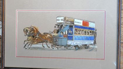 An image of the kind of delivery wagon used by the Gusky Department Store.
Jacob M. Gusky, founder of the store, once lived in the North Side home that was renovated by Mark and Kim Moore. The house will be on the Old Allegheny Victorian Chirstmas House Tour.