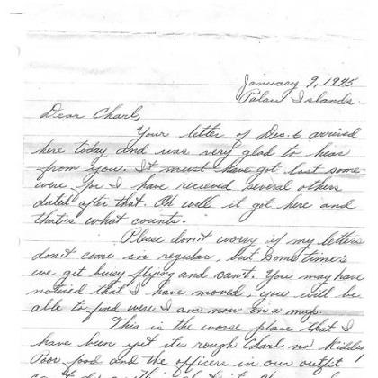 Charlotte Johnson, a Pittsburgh woman, was pen pals with Andrew Rausch of Burlington, Wis.