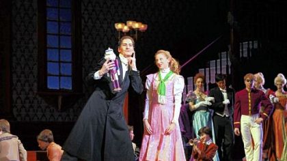 Stephen Hadala performs Drosselmeyer and Alexandra Kochis is Marie in Pittsburgh Ballet Theatre's production of "The Nutcracker," which opens Friday and runs through Dec. 30.