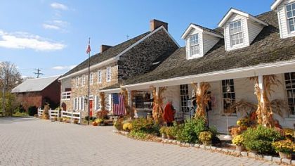 The Dobbins House, built in 1776, was run as one of the first classical schools west of the Susquehanna River by the Rev. Alexander Dobbins. It is now maintained as a museum of the period in the city of Gettysburg.