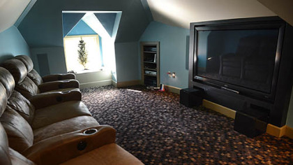 The media room.