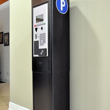 One of the city's new parking meters.