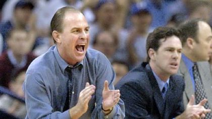 Ben Howland, left, and Jamie Dixon modeled their Pitt teams around Rick Majerus' coaching philosophies. Majerus died Saturday from heart failure. He was 64.