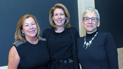 Debbie Dick, Women's Committee president Susan Block and CMA director Lynn Zelevansky.