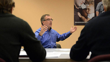 John Denny of Denny Civic Solutions at a meeting with the United Way.