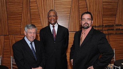 From left, Gene Strassburger, Michael Glass and Dr. Gary Cuccia.