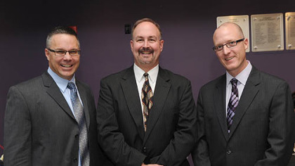 George Kantor, Lou Rood and Andrew Hoover.
