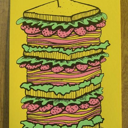 Join the Club screen print done by Yardsale Press.