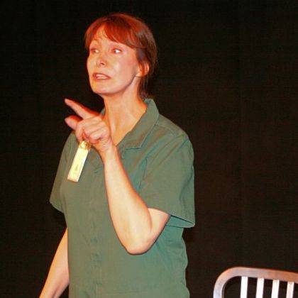 Anne Stockton in "The Speed Queen" for Off the Wall Theater.
