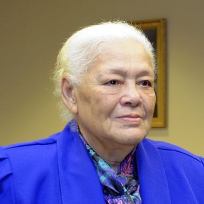 Ruth White was honored with a plaque last month by the McKeesport Area school board for a decade of "selfless service" to students in McKeesport.