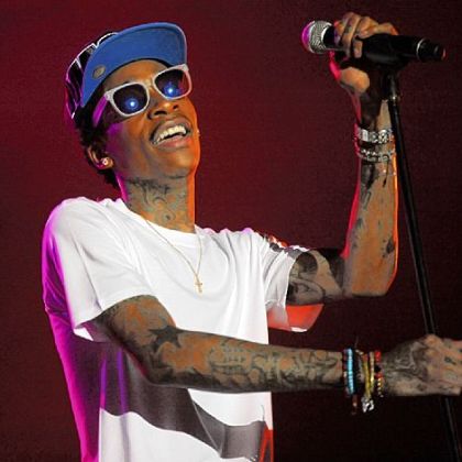 Wiz Khalifa performs at the Trib Ampitheater on Saturday, August 6, 2011.