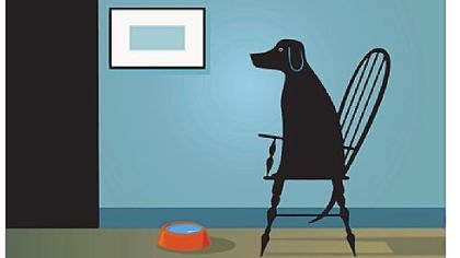 Artist Dave Klug, whose love of animals is shown in his "Whistler's Dog," opens a new show Saturday at Panza Gallery in Millvale