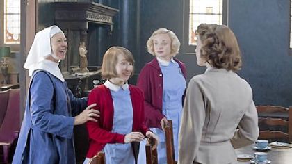 In episode one of "Call the Midwife," Sister Julienne, Cynthia Miller and Trixie Franklin welcome Jenny Lee to Nonnatus House.  PBS has announced that the drama will return for its second season March 31. A Christmas episode of the show will air at 7:30 p.m. Dec. 30 on WQED-TV.