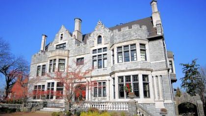 The Willis McCook mansion on Fifth Avenue in Shadyside.