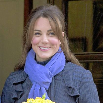 Kate Middleton, duchess of Cambridge, as she leaves a hospital in central London Thursday bearing an heir to the British throne.
