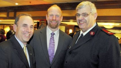 Ron Joseph, Chris Hoke, and Major William Bode.