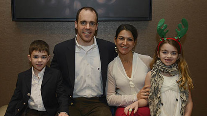 Jon and Brandi Bentrim with their children Will, 6, and Charlotte, 8.