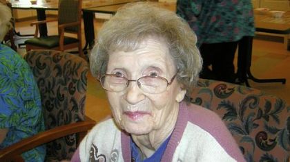 Jeanette Neuman -- Turns 100 on Dec. 17.