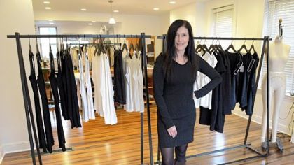 Diana Misetic in her boutique  in Shadyside.