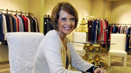Linda Bucci at her boutique in Shadyside Village.