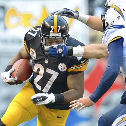 Jonathan Dwyer and the Steelers took a shot to the face from the Chargers Sunday at Heinz Field.