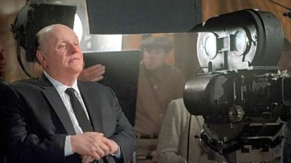 Anthony Hopkins as Alfred Hitchcock.