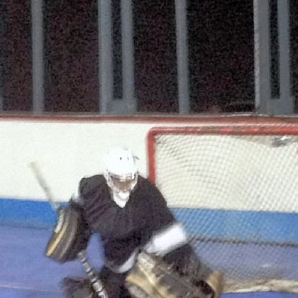Is that Sid? Penguins captain Sidney Crosby goaltending at Dek Star, a dek hockey rink in Ohio Township. He recorded a shutout, 4-0.