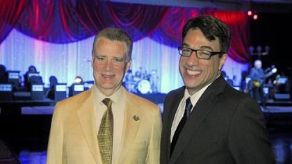 Honoree Art Rooney, II and  Ted Pappas at Pittsburgh Public Theater's "You've Gotta Have Art!"