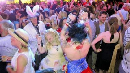 At the Mattress Factory's "Urban Garden Party."