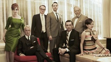 "Mad Men" -- with Christina Hendricks, left, John Slattery, Jared Harris, Vincent Kartheiser, Jon Hamm, Robert Morse and Elisabeth Moss -- produced another stellar season in 2012.