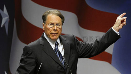National Rifle Association Executive Vice President and CEO Wayne LaPierre last year in Washington. He spoke this morning, one week after the Connecticut shootings.