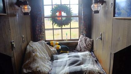 An upstairs dormer: This one became a cozy, cushioned reading nook with a view of the front lawn.