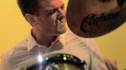 George Heid III performs at CJ's Restaurant in the Strip District during a Thursday night jam session hosted by drummer Roger Humphries.