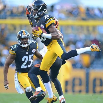 Steelers cornerback Cortez Allen intercepts pass against the Bengals.