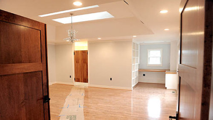 Renovations are nearly complete on the new first floor master suite Suzanne and Neil Alexander had built at their O'Hara home. New features within the house are meant to help prolong Mr. Alexander's independence as his amyotrophic lateral sclerosis progresses.