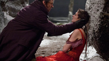 Hugh Jackman and Anne Hathaway in "Les Miserables."