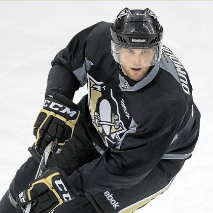 Defenseman Brian Dumoulin at the Penguins 2012 Prospect Development Camp. Dumoulin is rated the seventh-best prospect in the organization.