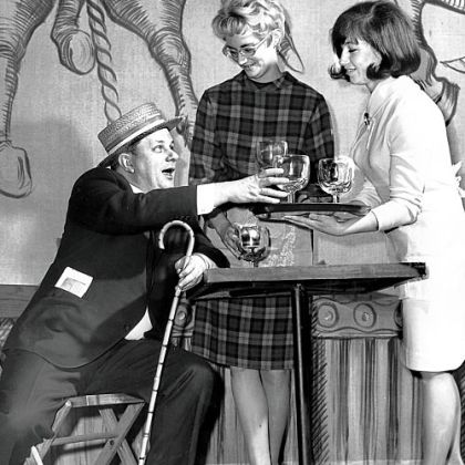Charles Durning in a 1966 production of "The Entertainer" at the Pittsburgh Playhouse.