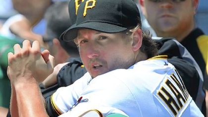 Joel Hanrahan was dealt to Boston with Brock Holt for four players.