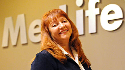 Bernadette Collins took a long, complex road to becoming a financial services representative for MetLife.
