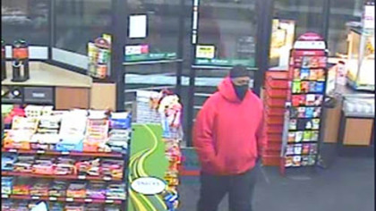 Pittsburgh police are seeking information about a suspect in the Dec. 26 robbery of a Downtown convenience store.