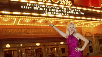 Megan Hilty, star of NBC's "Smash" and a CMU grad, was featured at the Pittsburgh Cultural Trust's gala celebrating the 25th anniversary of the Benedum Center.