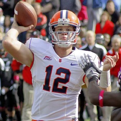 Syracuse QB Ryan Nassib might be the key to today's Pinstripe Bowl.