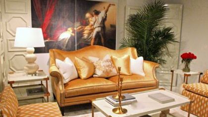 A grouping in gold tones by Bernhardt.