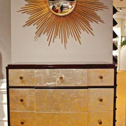 Devin Chest with gold leaf facing by Councill.
credit: Patricia Sheridan